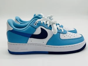 Size 9 - Nike Air Force 1 '07 LV8 Low Split - Light Photo Blue DZ2522-100 - Picture 1 of 8