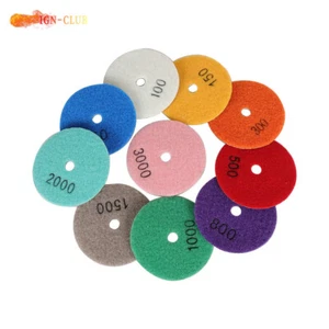 Diamond Polishing Pads Kit For Granite Marble Stone Polishing 11 Pack 3Inch - Picture 1 of 14