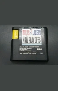 Cartucho C Oficial Auténtico Bulls vs Lakers and the NBA Playoffs Sega Genesis - Imagen 1 de 3
