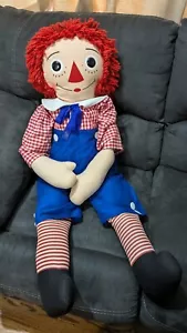 Muñeca Andy Knickerbocker Raggedy Ann Brother 38"" Giant Jumbo 1970 de colección ¡LEER!! - Imagen 1 de 13