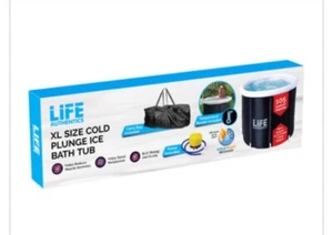 LIFE AUTHENTICS XL Size Cold Plunge Ice Bath Tub (LA-CLDPL01) Black - Picture 1 of 8