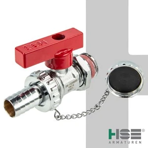 HSE Kessel-, Füll- und Entleerungsventil - KFE-Kugelhahn 1/2 Zoll  für Heizungsa - Bild 1 von 5