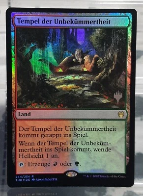 Magic - Tempel der Unbekümmertheit (V.1) - Rare/Foil - Theros Beyon Death: Promo - Bild 1 von 3