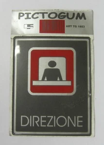 6.5x8 cm Soft Vinyl Steering Sticky Signage Signage New - Picture 1 of 1