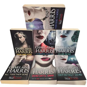 Charlaine Harris 7 x Paperback Bundle Book Set - HBO TrueBlood Series- Pre-Owned - Picture 1 of 5