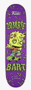 Simpsons funko skateboard deck zombie bart NYCC 2021 Con Exclusive In Hand 💥 - Picture 1 of 2