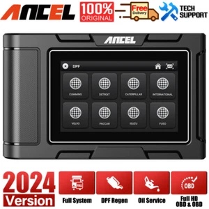 ANCEL HD3300 Diesel Sistema Completo Camión Escáner HD OBD Escáner Herramienta de Diagnóstico DPF - Imagen 1 de 10