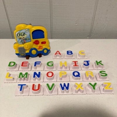 LEAP FROG Fridge PHONICS BUS Magnetic 26 Letters Sounds  Songs TESTED LEAPFROG - Image 1 of 4