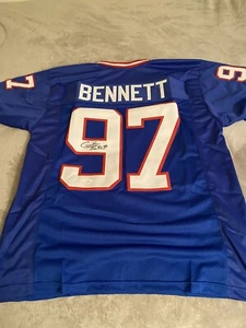 Buffalo Bills Cornelius Bennett Signed Jersey with JSA COA - Picture 1 of 5
