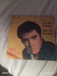 Elvis Presley "Blue Moon of Kentucky"  Italy 7"+PS RCA Italiana 1959 - Picture 1 of 3