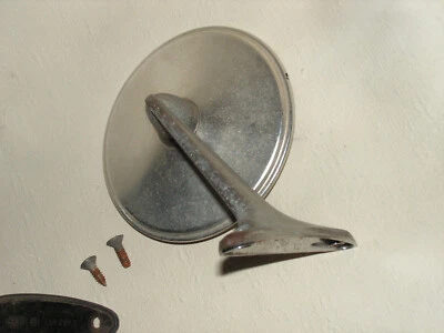 Espejo retrovisor exterior cromado izquierdo lado conductor original OPEL GT 1968-71 2 885 031 OPEL 68 Foto 1 de 4