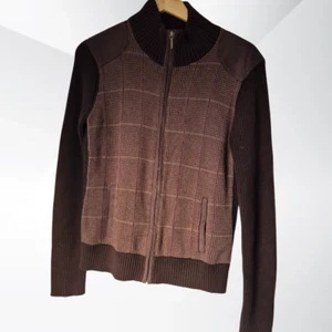 Maglione Lauren Jeans Co. cotone marrone full zip di Ralph Lauren taglia M - Foto 1 di 6