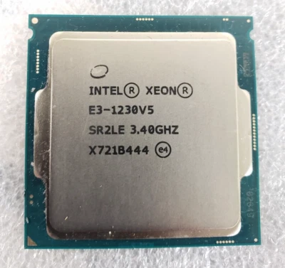 Intel Xeon E3-1230 V5 SR2LE 3.40Ghz LGA 1151 Quad Core Server CPU - Image 1 of 2