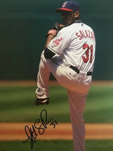 DANNY SALAZAR Signed 8x10 Photo CLEVELAND INDIANS 2016 ALL STAR Chief Wahoo - Picture 1 of 2