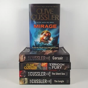 Clive Cussler The Oregon Files Books 5,6,7,8,12 Large Format Lot of 5 PB's 1HC - Picture 1 of 12