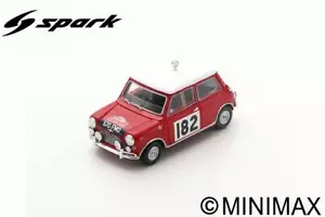 Model Car Rally Scale 1:43 spark Model Morris Cooper S Monte Carlo Rallye - Picture 1 of 1