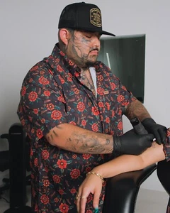 Dixxon Stay Gold Men's Large Button Up Black & Rose Bamboo Flannel Shirt BNIB - Picture 1 of 11
