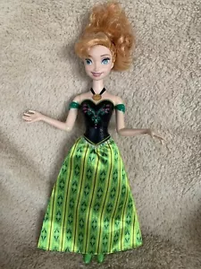Barbie Puppe Disney Prinzessin Eiskönigin Anna mit Kleidung * Mattel * Nr. 12 - Bild 1 von 3