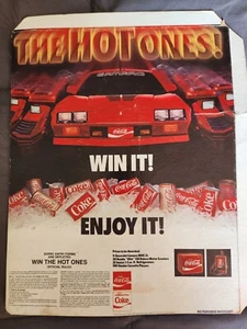 1986 IROCZ COCA COLA SWEEPSTAKES IN STORE DISPLAY IROC HEAVY CARDBOARD STANDING - Bild 1 von 10