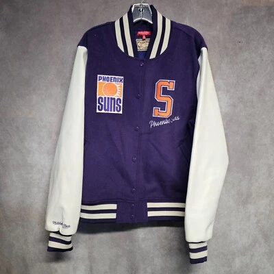 Mitchell & Ness NBA HWC Phoenix Suns Varsity Letterman Jacket Adult M - Image 1 of 4