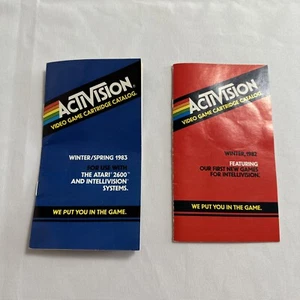 2 X Activision Video Game Cartridge Catalogs Winter 1982 Winter/Spring 1983 - Picture 1 of 15