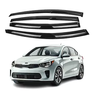 Fits Kia Rio SEDAN 2012-2017 Side Window Visor Sun Rain Deflector Guard Thicken - Bild 1 von 9
