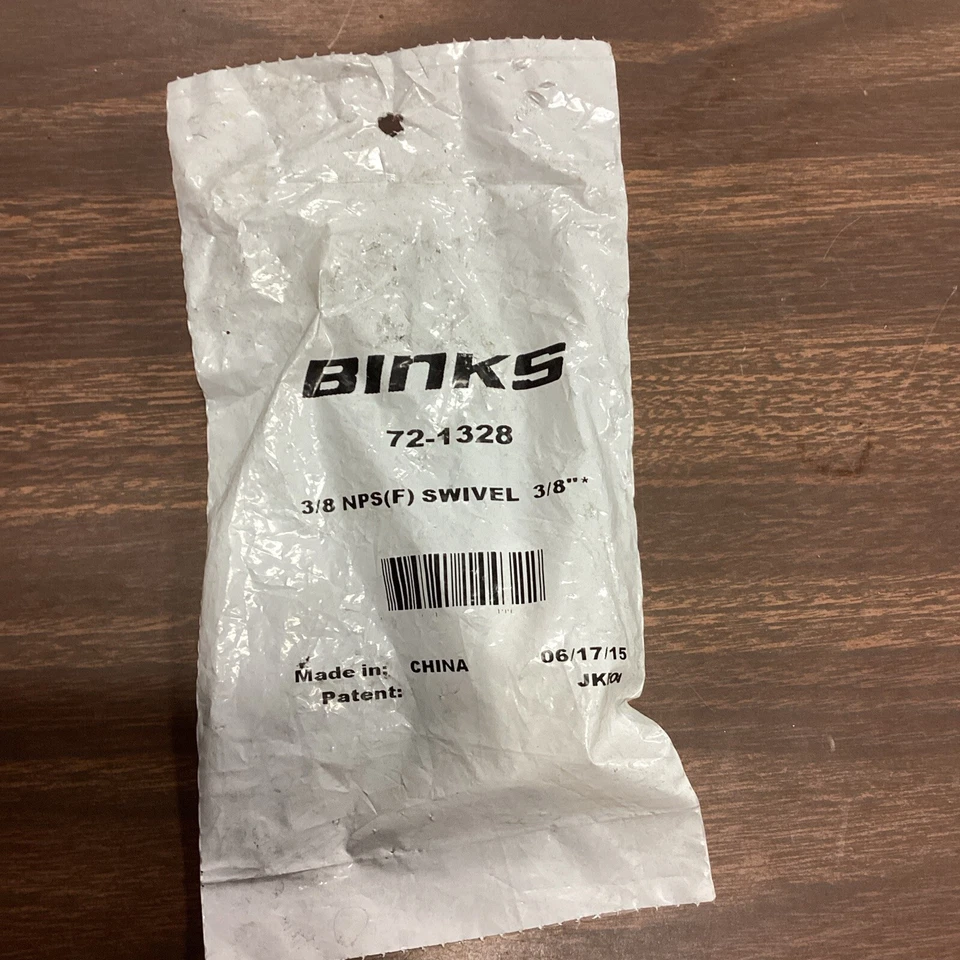 BINKS 72-1328 HOSE CONNECTOR 3/8 NPS(F) Swivel - Image 1 of 2