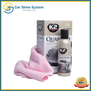 Synthetic Liquid Wax Car Paint Shine Gloss Protect FREE Microfibre K2 Quantum - Picture 1 of 7