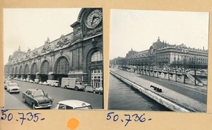 PARIS c. 1960 - 4 Photos Gare d'Orsay - PL 1022 - Picture 1 of 2
