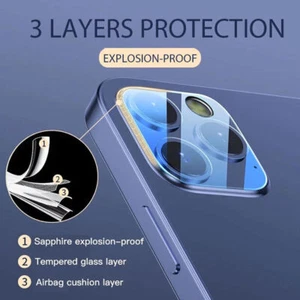 Camera Lens Screen Protector For iPhone 13 12 mini 11 Pro Max HD Tempered Glass - Picture 1 of 10