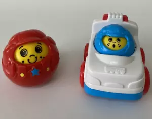 Fisher Price Roll A Rounds Car Ball Round Vintage 90s Toys Preschool Toy Set Lot - Picture 1 of 4