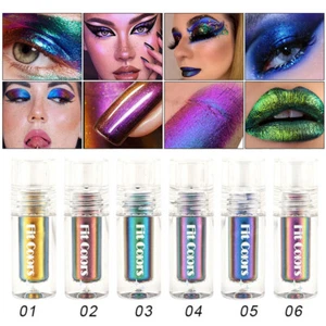 Glitter Lidschatten Multi Chrom Farbe Aurora Eyeliner Augen Schimmer↑ ¬ - Picture 1 of 17