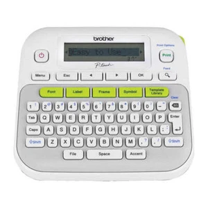 NNEDSZ Brother PT-D210 P-Touch Labeller, Up to 12mm, One Touch, Silver/White 3 y - Picture 1 of 1