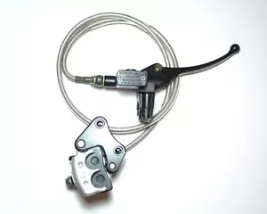 Front Hydraulic Brake Assembly Caliper Cylinder Dirt Pit Bike Coolster 110 125 - Foto 1 di 4
