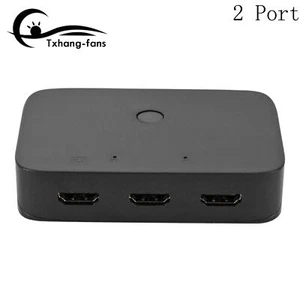 HDMI KVM Switcher 2/4 Port 4K USB Switch Splitter Box for Sharing Printer A2TF - Bild 1 von 24