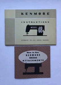 Vtg Kenmore Model 48 Zig Zag Sewing Machine Instruction Manual(s) - Picture 1 of 5