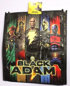DC COMICS: BLACK ADAM Shopping Tote Bag By Legacy 13x13" Light Weight Thin - Picture 1 of 7