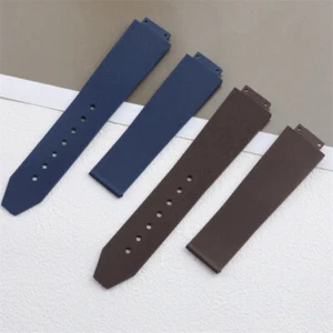 25 23 21 19mm Waterproof Silicone Rubber Watchband for Hublot Sport Female Woman - Picture 1 of 9