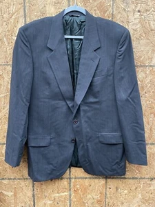 Vintage Giorgio Armani Suit Coat Blazer Designer 50R Double Breasted Authentic - Picture 1 of 18