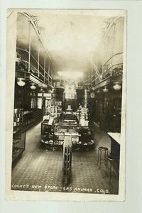 Las Animas COLORADO RP c1910 INTERIOR GENERAL STORE nr Fort Lyon La Junta - Picture 1 of 3