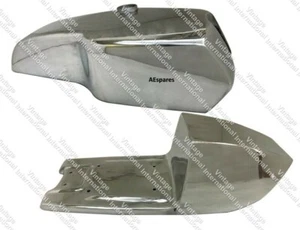 For Yamaha TZ RD250 RD350 TD Cafe Racer Petrol Fuel Tank & Seat Aluminium @US - Bild 1 von 7