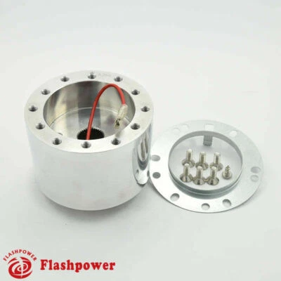 Flashpower Steering Wheel Adapter Boss Kit MG MGB GT Roadster Polished - Image 1 of 4