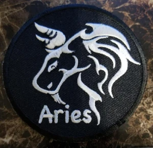 Aries Horoscope Patch approx 3" - Picture 1 of 2