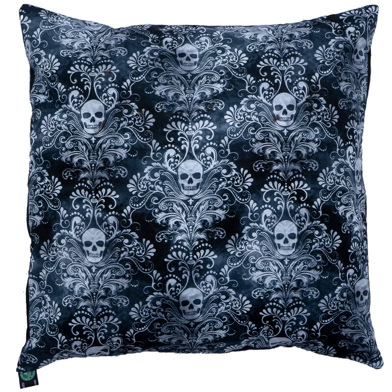 Filigree Skull Cushion Cover Decorative Case fits 18" x 18" Halloween - Image 1 of 1