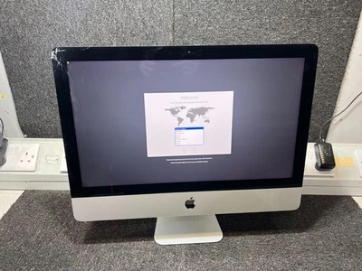 Apple iMac 21.5" 4K, Intel Core i5, 3.0GHz, 2017, 1TB HDD, 8GB RAM - Cracked - Image 1 of 4