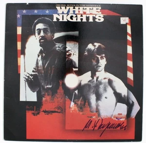 Mikhail Baryshinikov Signed “White Knights" Soundtrack Album (Beckett) - Picture 1 of 2