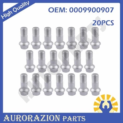 0009900907 20PCS Wheel Lug Bolts Nuts Set For Mercedes-Benz S500 S55 AMG CL600 - Image 1 of 4