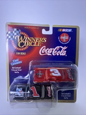 1999 Winner's Circle Coca~Cola Dale Earnhardt #3 & Dale Jr #1 Cool Customs Cars - Image 1 of 4