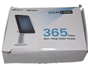 Solar Panel Outdoor IP65 Weatherproof 9.8ft Cord 360° Mount Security Camera Powe - Picture 1 of 4