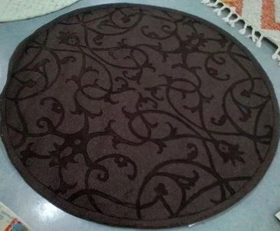 Коричневый пятнистый ковер сзади 5 футов 0 дюймов x 5 футов 0 дюймов, сниженная цена 1172792332 IM341A-5R - Изображение 1 из 3